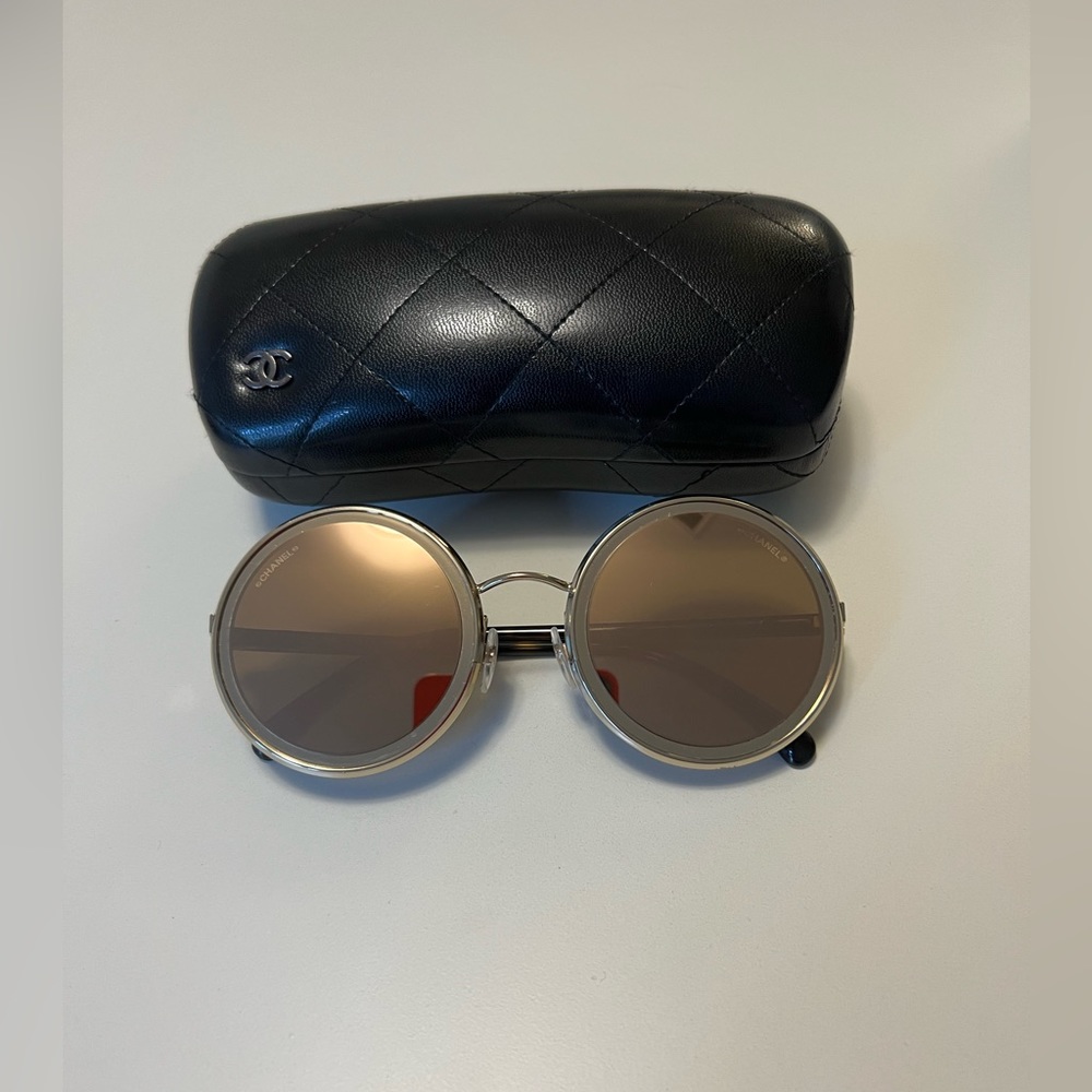 Chanel mirror sunglasses